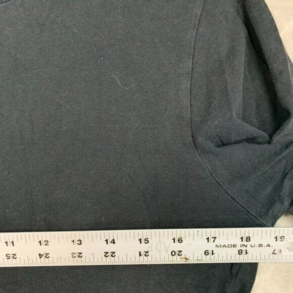 Polo Ralph Lauren Mens Medium Slim Fit T-Shirt Black Red Pony Short Sleeve *flaw - Picture 8 of 16